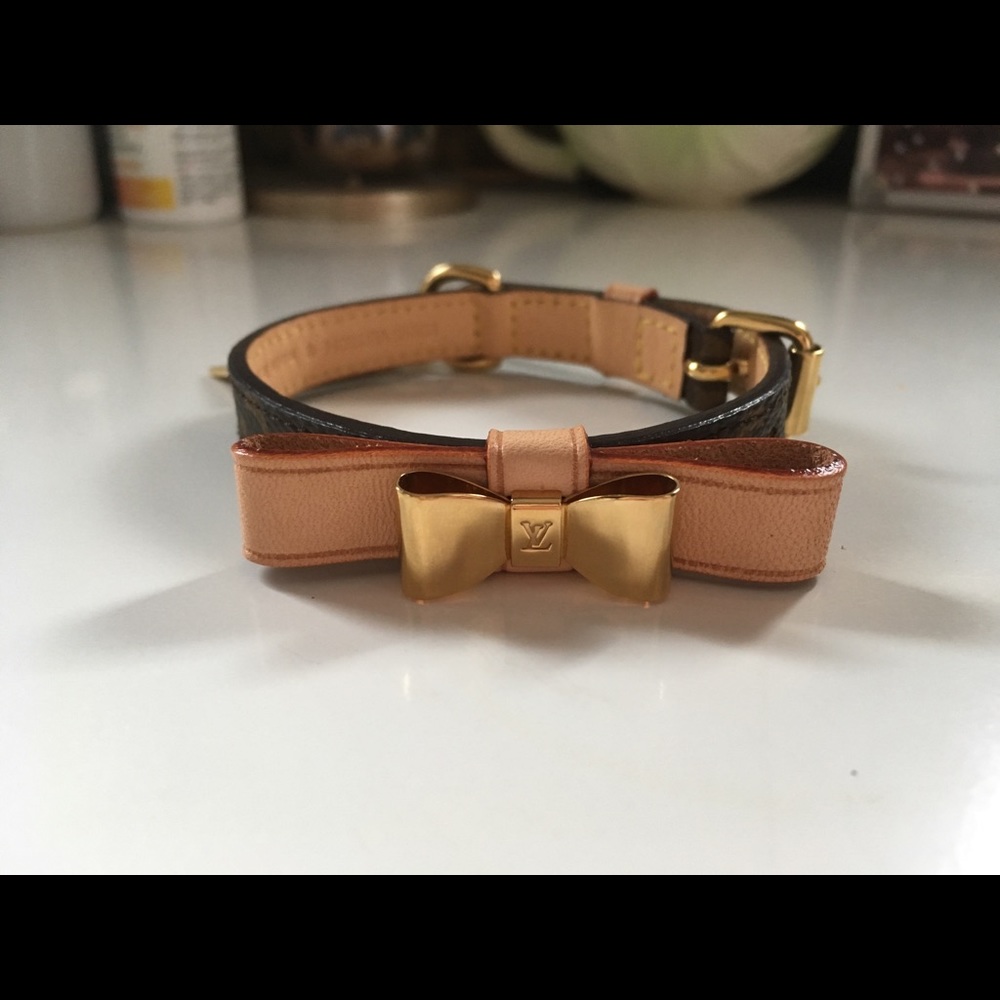 Louis Vuitton dog collar